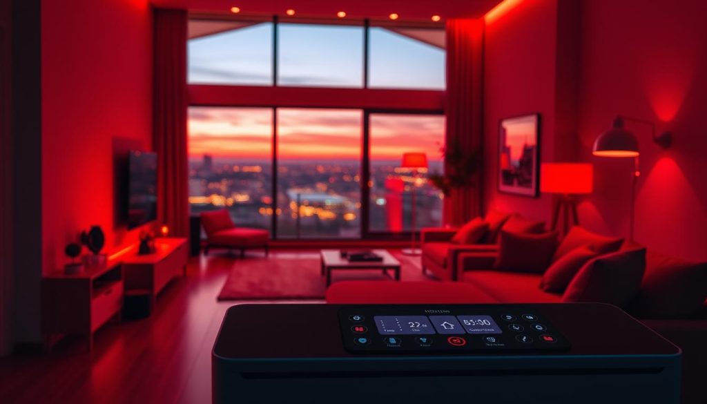 red smart home